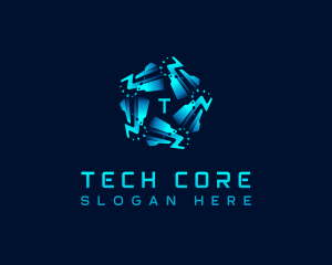 Cyber Technology Programming logo design