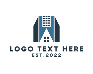 Loft - Real Estate Home Property logo design