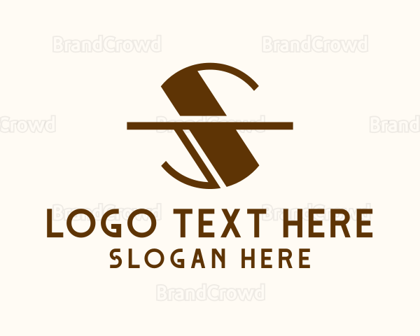 Art Deco Business Letter S Logo