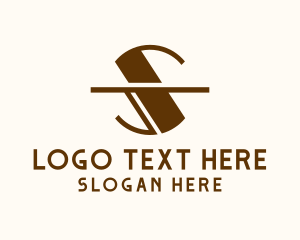 Bistro - Art Deco Business Letter S logo design