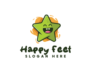 Happy Star Kindergarten logo design