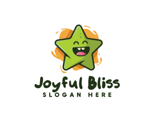 Happy Star Kindergarten logo design