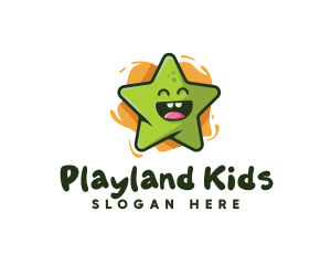 Happy Star Kindergarten logo design