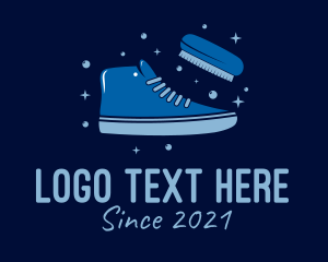 Blue - Sneaker Shoes Cleaner logo design