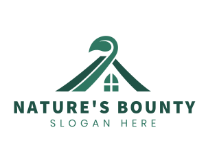 Natural House Roofing logo design