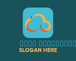 Online Shopping - Price Cloud App logo design