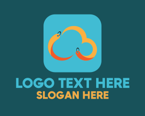 Discount - Price Cloud App logo design