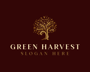 Agriculture - Organic Agriculture Tree logo design