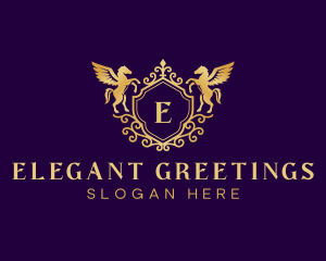 Pegasus Luxury Crest logo design