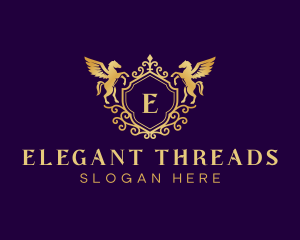 Pegasus Luxury Crest logo design