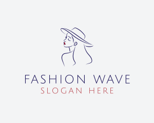 Trend - Fashion Hat Lady logo design