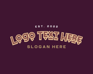 Retro - Adventure Game Wordmark logo design