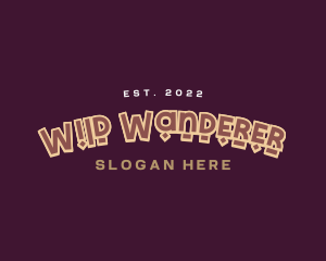 Adventure Game Wordmark logo design