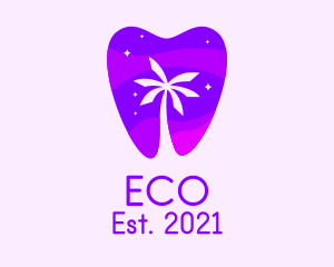 Molar - Palm Tree Dental Clinic logo design
