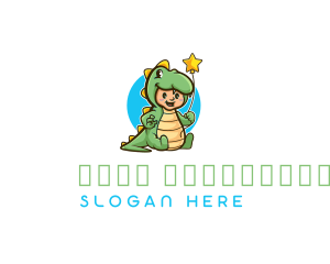 Dinosaur Child Fun Costume Logo