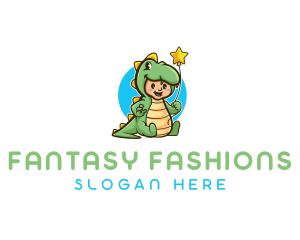 Costume - Dinosaur Child Costume Party logo design