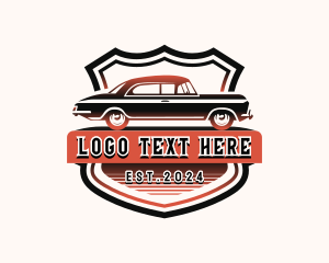 Vintage Car Maintenance Logo
