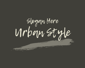 Urban Brush Company logo design