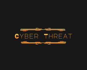 Malware - Robot Circuit Tech Wordmark logo design