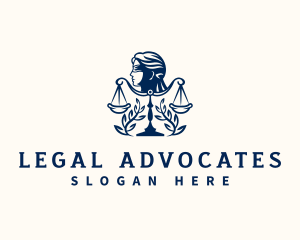 Legal Scales Justice logo design