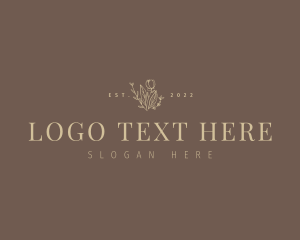 Lifestyle - Luxury Floral Business logo design