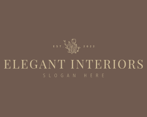 Luxury Floral Business logo design