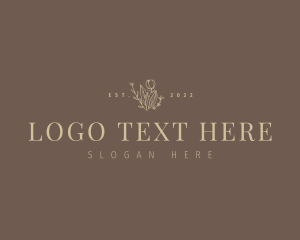 Interior - Luxury Floral Business logo design