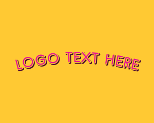 Childish - Playful Retro Pop Art logo design