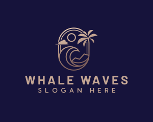 Beach Wave Resort logo design