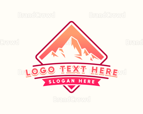 Outdoor Mountain Adventure Logo