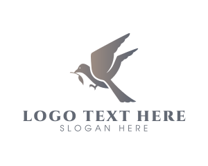 Ornithologist - Avian Flying Bird logo design