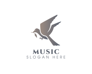 Avian Flying Bird Logo