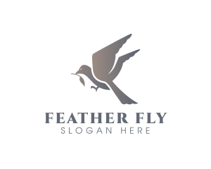 Avian Flying Bird logo design