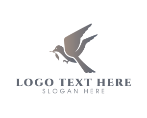 Avian Flying Bird Logo