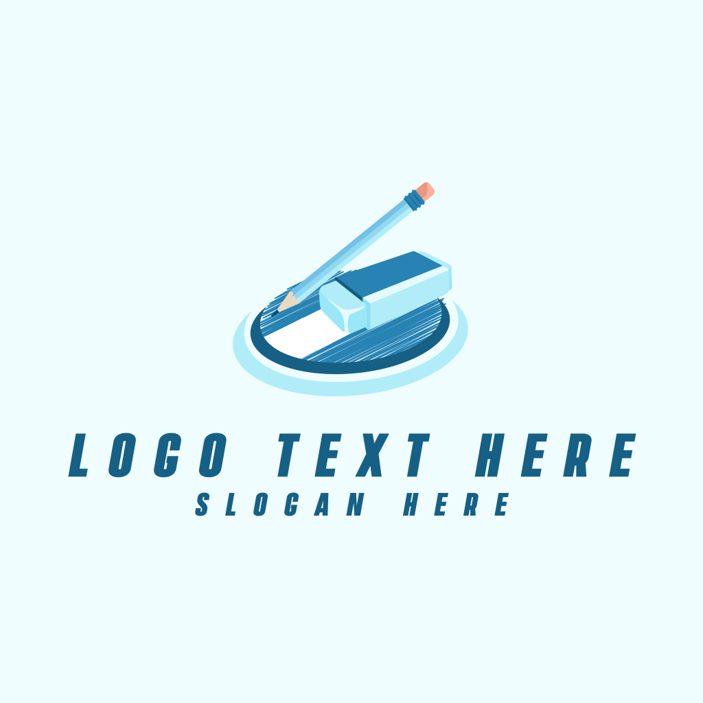 Pencil Sketch Eraser Logo | BrandCrowd Logo Maker