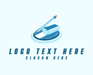 Designer - Pencil Sketch Eraser logo design