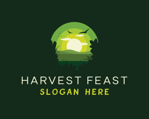 Green Field Nature logo design