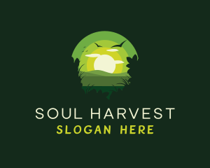 Green Field Nature logo design