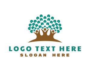 Parenting - Family Health Tree logo design