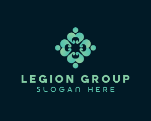 People Organization Group logo design