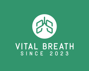 Breathing - Medical Respiratory Lungs logo design