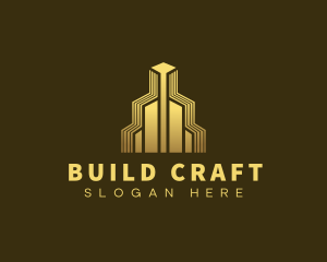 Infrastracture Building Property logo design