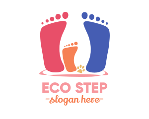 Footprint - Family Footprint Counseling logo design