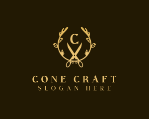 Elegant Craftsman Scissors logo design