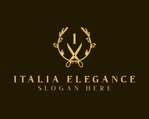 Elegant Craftsman Scissors logo design