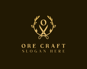 Elegant Craftsman Scissors logo design