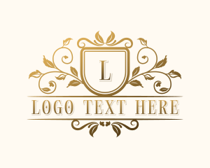 Stylish Floral Wedding Logo