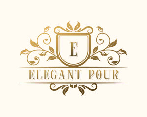 Stylish Floral Wedding logo design