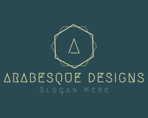 Simple Minimal Art Deco logo design