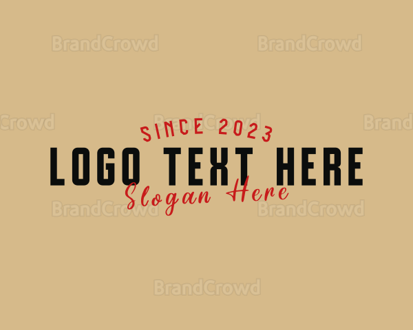 Classic Retro Business Logo